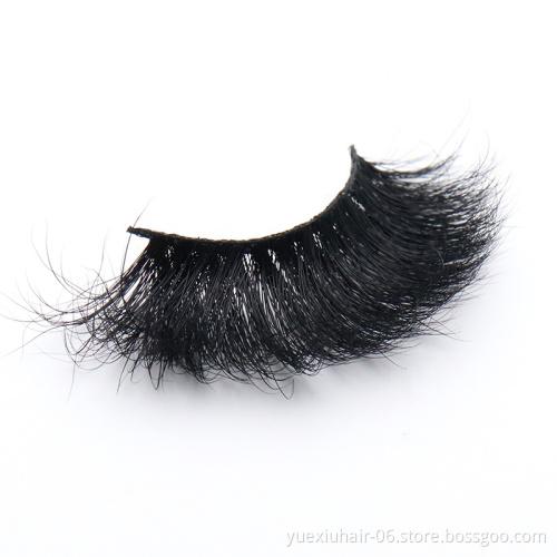 Celie Mink Eyelashes Vendor 3D Mink Eyelashes 25mm Private Label Mink False Eyelashes